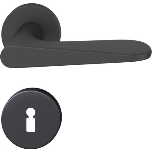 FSB kilincsgarnitúra 12 1144 ASL BB rozettával fekete matt