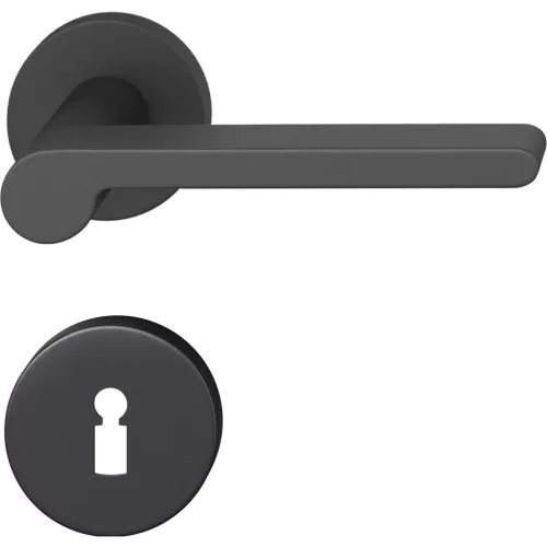 FSB kilincsgarnitúra 12 1021 ASL BB rozetttával fekete matt