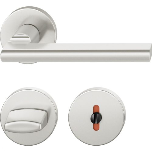 FSB kilincsgarnitúra 12 1035 ASL DIN WC rozettával ezüst eloxált