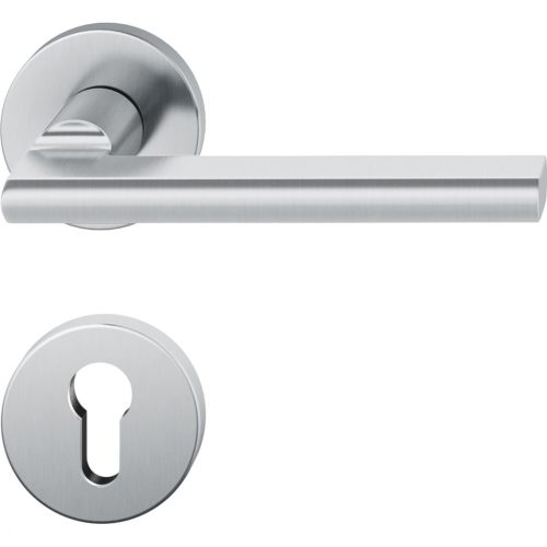 FSB kilincsgarnitúra 12 1035 ASL PZ rozettával rozsdamentes acél matt