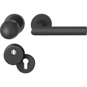   FSB bejárati ajtó váltógarnitúra 12 1076 magvédett alumínium fekete matt