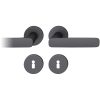 FSB kilincsgarnitúra 12 1289 ASL BB rozettán fekete matt