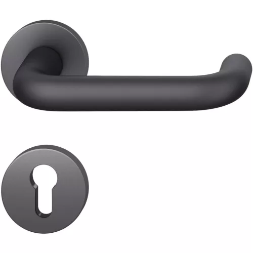 FSB tűzgátló kilincsgarnitúra 79 1070 AGL DIN PZ fekete matt