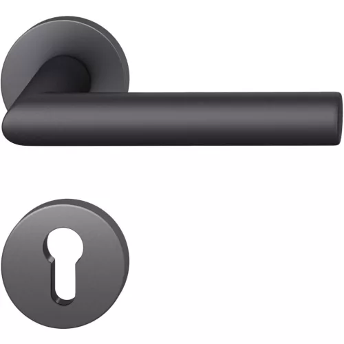 FSB tűzgátló kilincsgarnitúra 76 1076 AGL ÖNORM PZ fekete matt