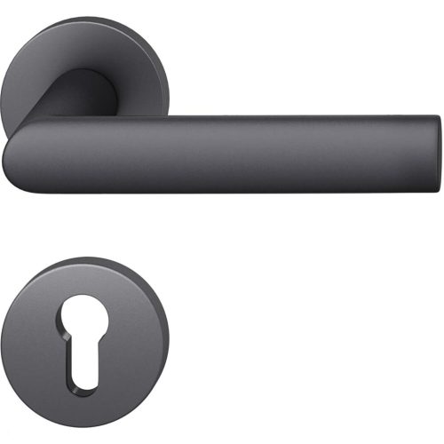 FSB kilincsgarnitúra 12 1108 ASL PZ rozettán aluminum fekete matt