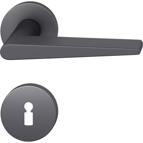 FSB kilincsgarnitúra 12 1005 ASL BB rozettán fekete matt aluminium