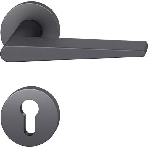 FSB kilincsgarnitúra 12 1005 ASL PZ rozettán aluminum fekete matt