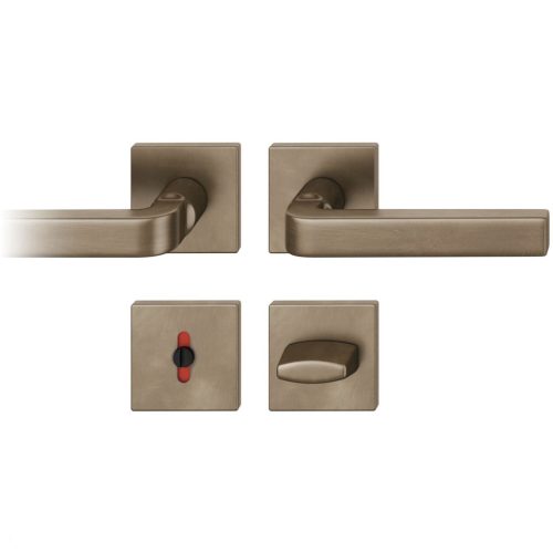 FSB kilincsgarnitúra 12 1004 ASL WC rozettán sötét bronz patinált