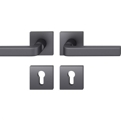 FSB kilincsgarnitúra 12 1004 ASL PZ rozettán aluminum fekete matt