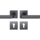 FSB kilincsgarnitúra 12 1004 ASL PZ rozettán aluminum fekete matt