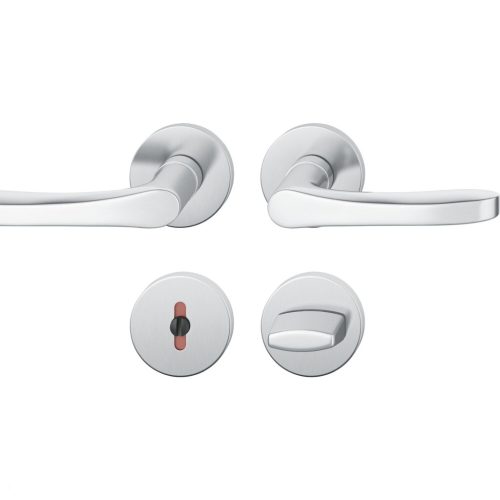 FSB kilincsgarnitúra 12 1106 ASL WC rozettán rozsdamentes acél matt