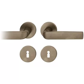   Fsb Kilincsgarnitúra 12 1267 Asl Bb Rozettán Sötét Bronz Patinált