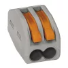 Lengőajtópánt rögz.pont 90° ajtóv. 19-24mm fényes réz