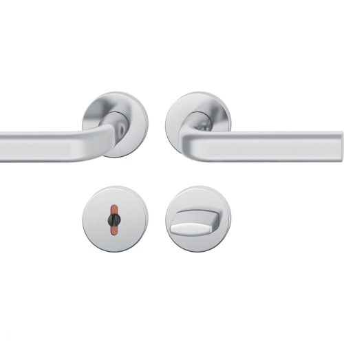 FSB kilincsgarnitúra 12 1242 ASL WC rozettán rozsdamentes acél matt