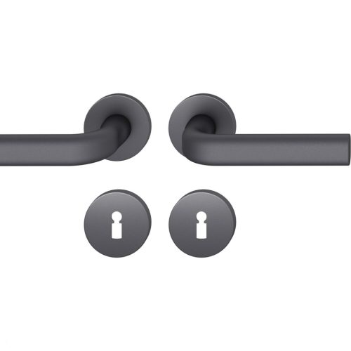 FSB kilincsgarnitúra 12 1242 ASL BB rozettán fekete matt