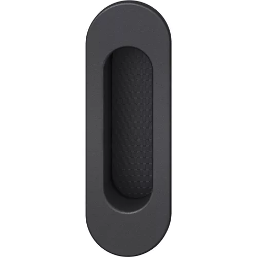 FSB tolóajtó kagyló 42 4215 ovális 35x105mm alumínium fekete matt