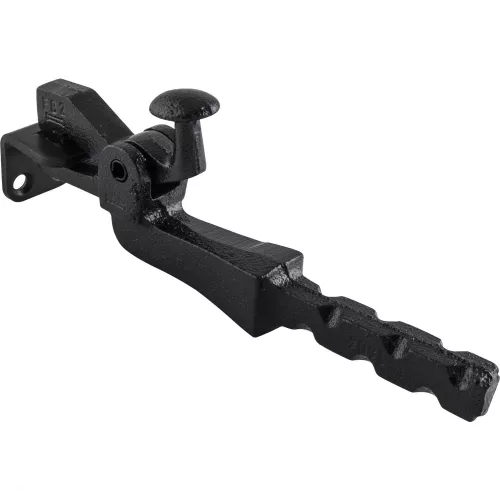 Kaputartó 1304 Gr.2 látható hossz 125mm falra szerelhető öntöttvas fekete lakk.