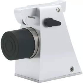   Kaputartó 1110 horoggal és ütközővel magasság 121 mm alu ezüst eloxált