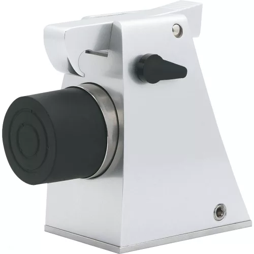 Kaputartó 1110 horoggal és ütközővel magasság 121 mm alu ezüst eloxált