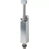 ajtórögzítő 1042 padlópersellyel löket 120 mm lakkozott ezüst alu/nemesacél