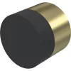 KWS fali ajtóütköző 2068 átmérő 30 mm hossz 25 mm sárgaréz matt