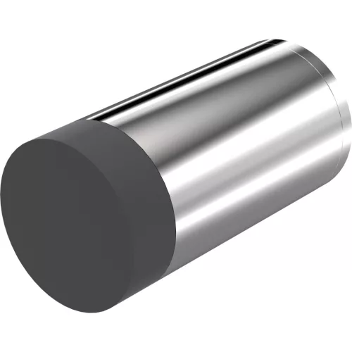 KWS fali ajtóütköző 2072 átmérő 30 mm hossz 100 mm nemesacél fényes