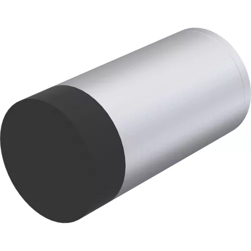 KWS fali ajtóütköző 2073 átmérő 30 mm hossz 120 mm alumínium ezüst eloxált