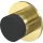 KWS fali ajtóütköző 2069 átmérő 30 mm hossz 28 mm sárgaréz matt