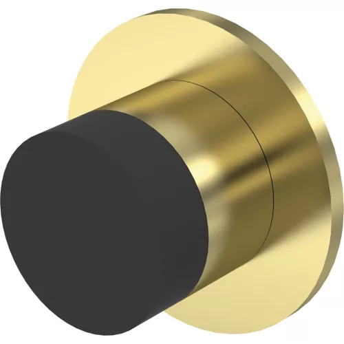 KWS fali ajtóütköző 2069 átmérő 30 mm hossz 28 mm sárgaréz matt