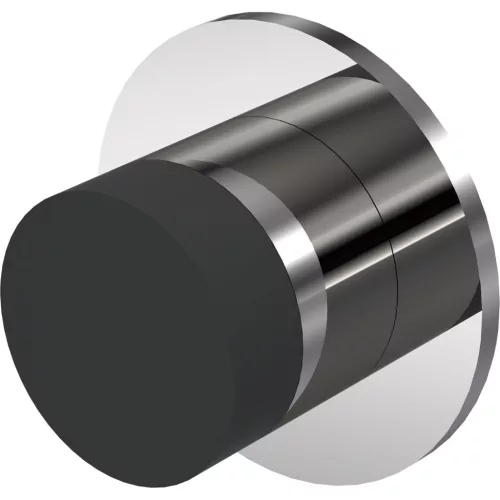KWS fali ajtóütköző 2069 átmérő 30 mm hossz 28 mm nemesacél fényes