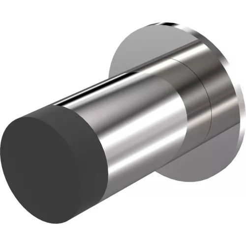 KWS fali ajtóütköző 2075 átmérő 30 mm hossz 80 mm nemesacél fényes
