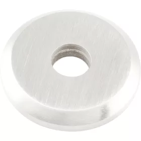   KWS támasztó rozetta fa/üvegajtóhoz - ? 30mm belső ? 84 mm ezüst eloxált