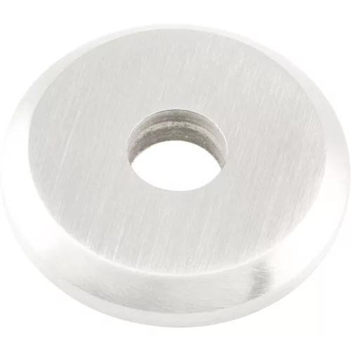 KWS támasztó rozetta fa/üvegajtóhoz - ? 30mm belső ? 84 mm ezüst eloxált