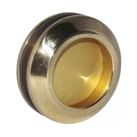   KWS tolóajtókagyló pár 5250 kerek üvegvastagság 8 - 13 mm sárgaréz matt