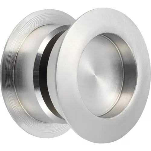 KWS tolóajtókagyló pár 5251 kerek ajtóvast. 38-42 mm nemesacél fényes