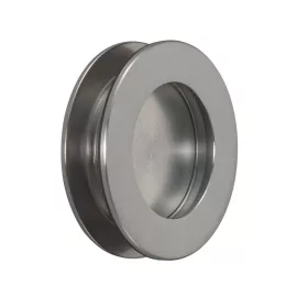   KWS tolóajtó fogantyúpár 5254 kerek üvegvastagság 8-10 mm nemesacél hatású