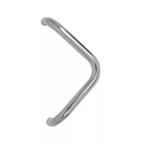 MARCHESI ajtófogantyú 4524 V-alakú 382mm lyuktáv. 350 mm matt nemesacél