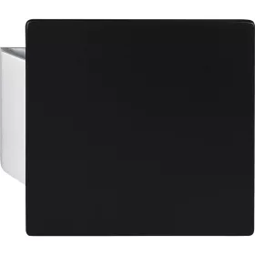   KWS lapfogantyú SARAH 150x150x10 mm alu ezüst eloxált/fekete bevonatos