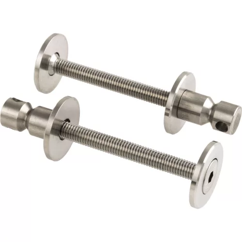 SCHÖSSWENDER rögzítési tartozékok - fához egyoldalas kerek ajtóv.: 38 - 80mm