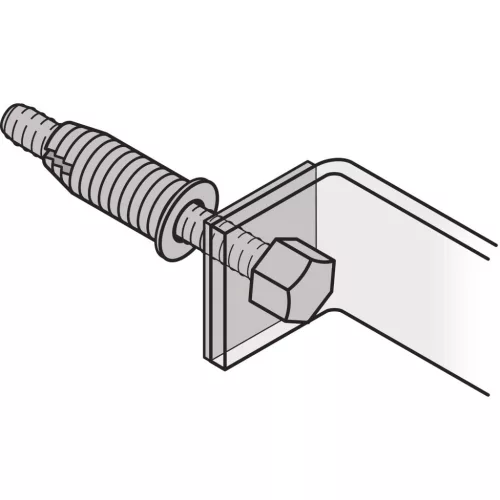 FSB kilincsrögzítő egyoldalasajtóvastagság 10-30 mm acél horganyzott