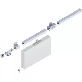   Tolókapu vasalatkészlet HELM 100 fali szerelésű max. 100 kg acél horganyzott