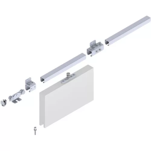 Tolókapu vasalatkészlet HELM 100 fali szerelésű max. 100 kg acél horganyzott