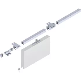   Tolókapu vasalatkészlet HELM 100 mennyezeti szerelésű max. 100 kg acél horg.