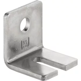 Sarok rögzítővas HELM 104 W egyszeres rozsdamentes