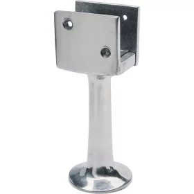   Válaszfal tartóláb U-alakú állítható padlótávolság 100 mm ezüst elox.