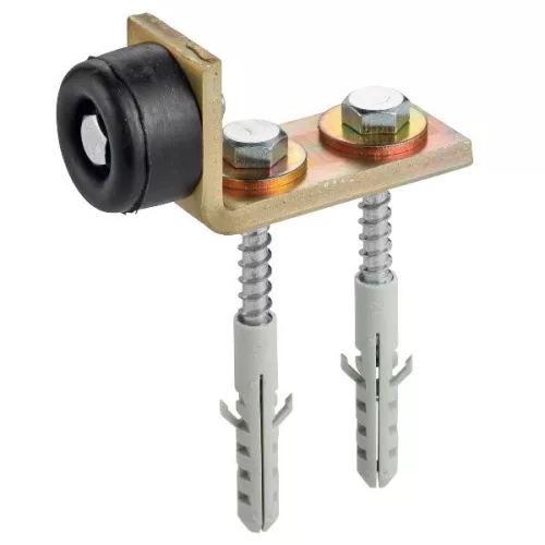 Kapuütköző alsó HELM 360 rögzíőanyagokkal 200 kg acél horganyzott sárga