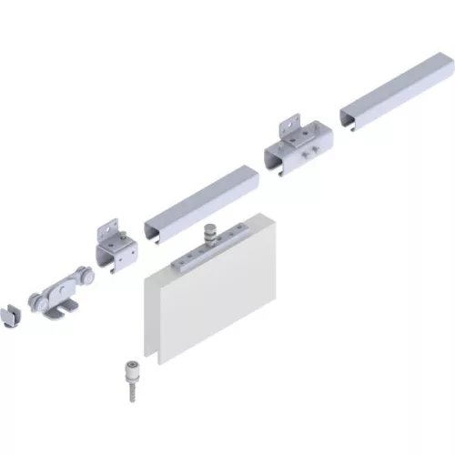Tolókapu vasalatkészlet HELM 400 fali szerelésű max. 400 kg acél horganyzott