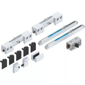   Vasalatszett üveg 8-10-76 mm Helm GT-L 80 kétoldali fék 80 kg ezüst eloxált