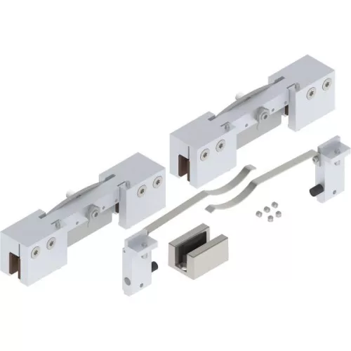 Vasalatszett üveg 8-12-76 mm Helm GT-S 150 sín nélkül 150kg nemesacél hatás