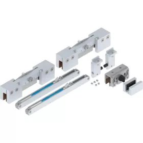   Vasalatszett üveg 8-12-76 mm Helm GT-S 150 sín nélkül 80kg ezüst eloxált